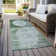 Machine Washable Indoor/Outdoor Cicel ACN1140 Seafoam Rug