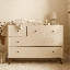 Austin 5-drawer Dresser, White/natural-1136919746