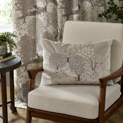 Brook Floral Rectangular Throw Pillow Cover
