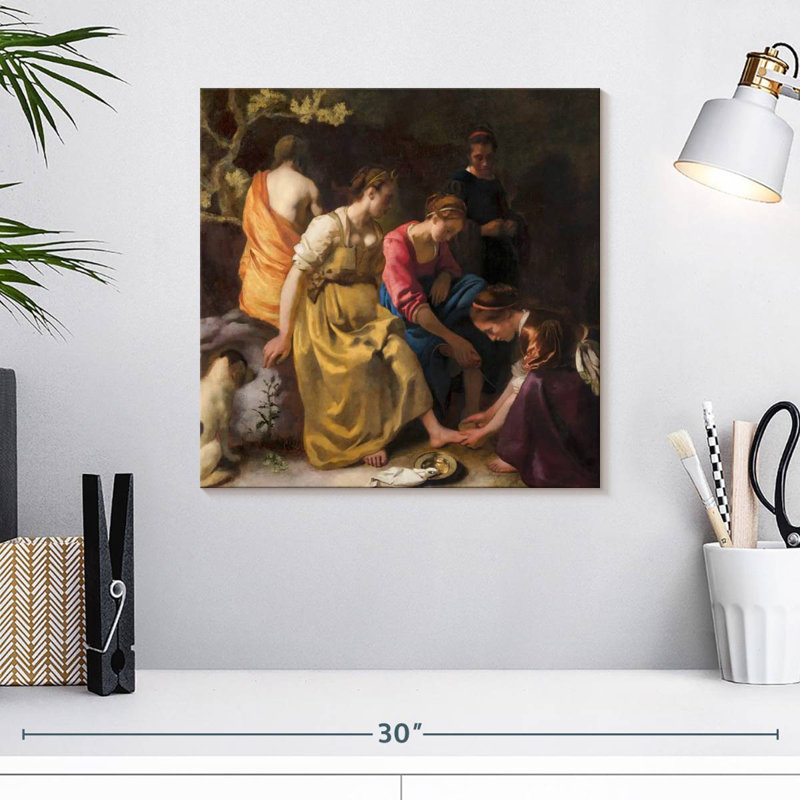 Diane et ses nymphes 1653-1654, H 16 po x l 16 po