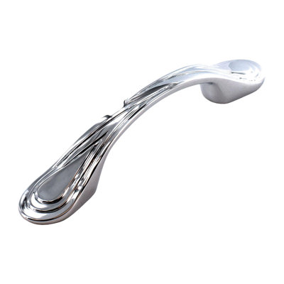 Ensemble de 25 poignées de tiroir et d'armoire en nickel brossé Outwater - 3 po d'un centre à l'autre, fabrication en zinc durable