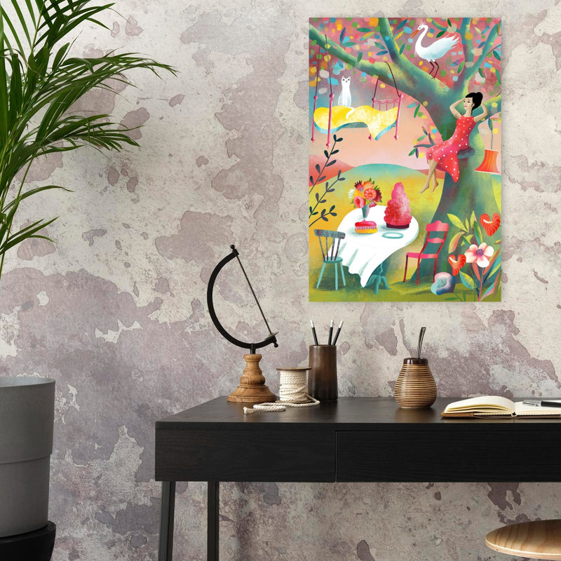 Art contemporain contemporain abstrait, H 24 po x l 16 po