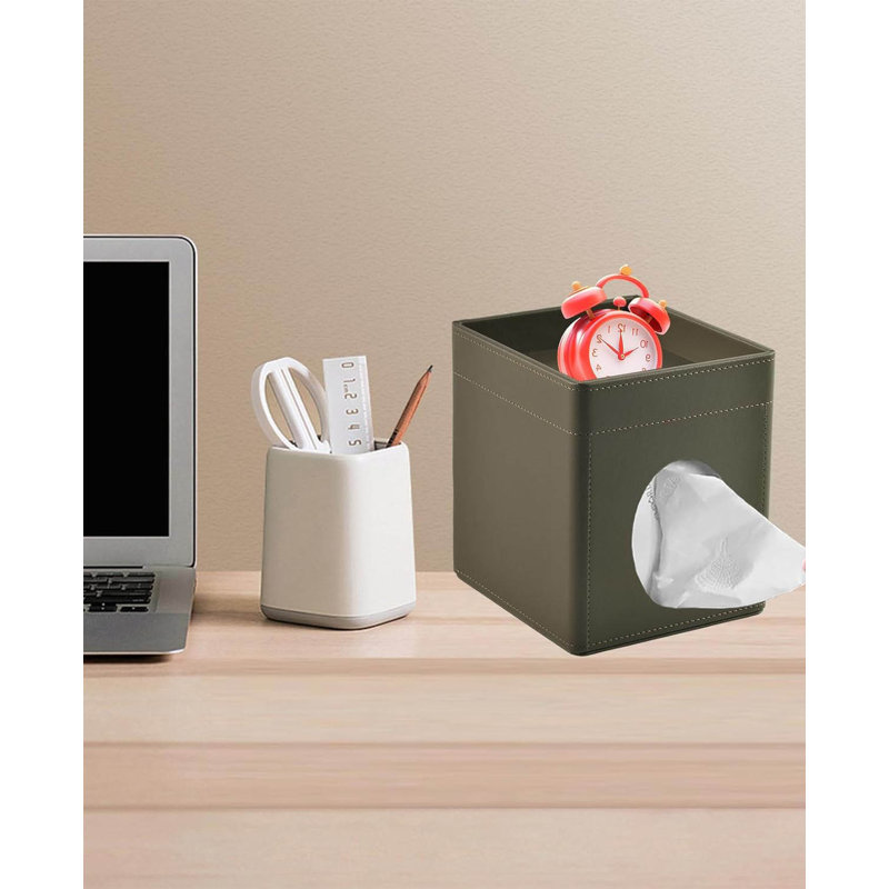 Tissue Box Cover, Green