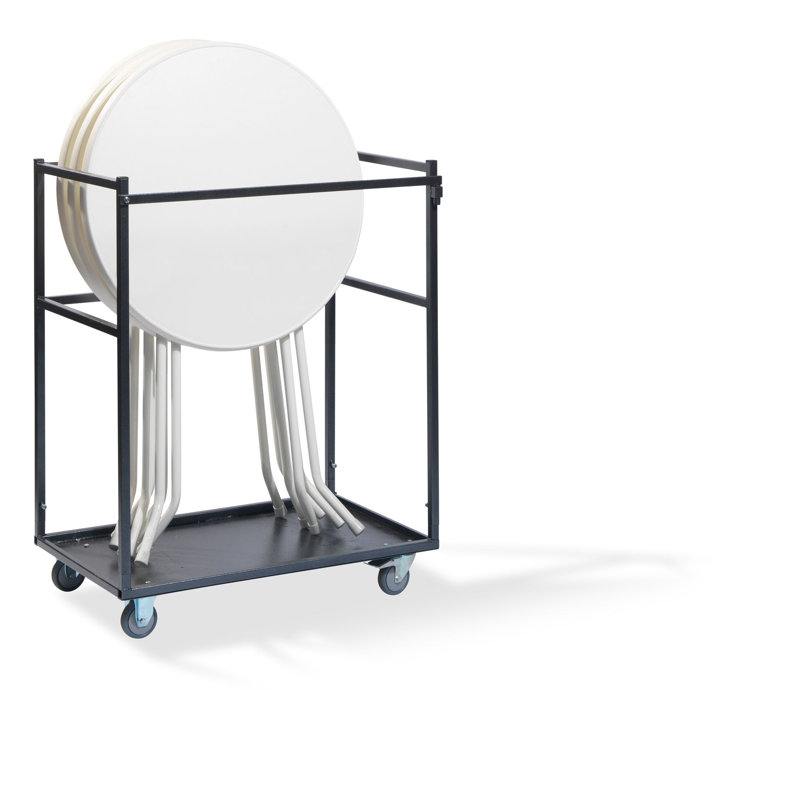 Bar Table Transport Trolley, Hammer Blow, 120cm H x 95cm W x 63cm D.