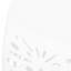 Table d'appoint contemporaine en fer blanc - motif de feuilles tropicales coupées, 16,01 po X 20,11 po, sans assemblage côté chic-273674328