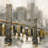 Bridge by a cloudy day - 32"x32" art on canvas
