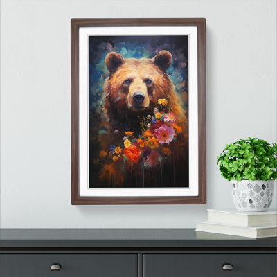 Bear Modern - Framed Print