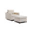 Canapé modulaire à siège simple avec 1 repose-pieds-413876746