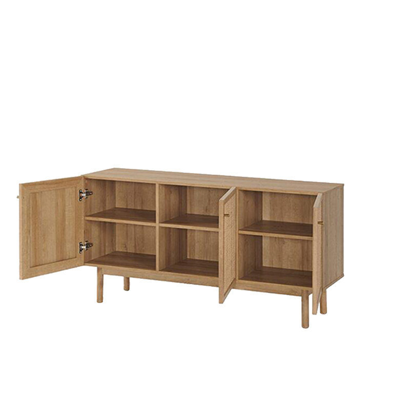 Buffet Simple Rattan, Burlywood