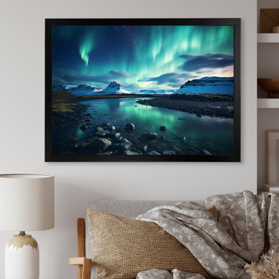 Icelandic Borealis Winter s Aurora I - Aurora Borealis Framed Wall Art