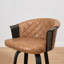 Tabouret de bar et de comptoir pivotant 30,51 po Lesli-88551920