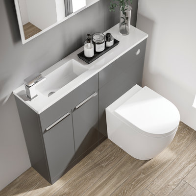 1000mm Combined Vanity Unit with Toilet Included