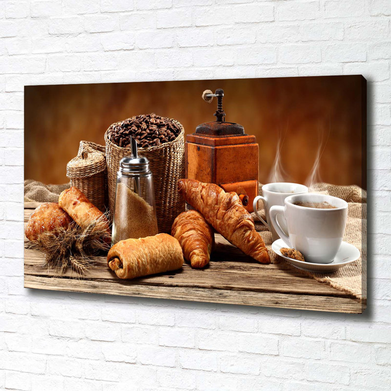 Breakfast - No Frame Print on Canvas