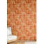 Papier peint carreaux de céramique terre cuite orange-1999716425
