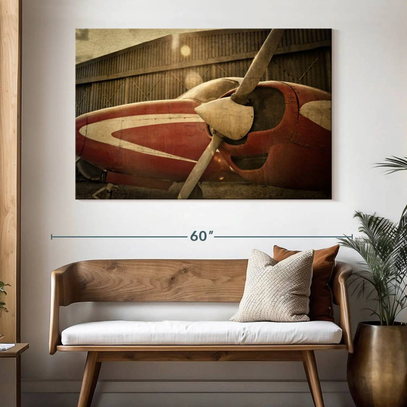 Mehar Retro Aircraft, 34" H x 51" W