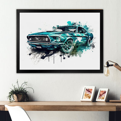 «Unleashing The Speed Of Cars II», reproduction d'art sur toile
