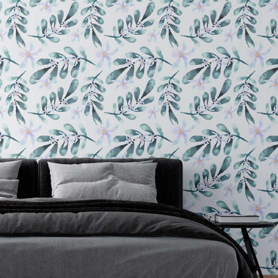 Dayveion Peel & Stick Floral Roll