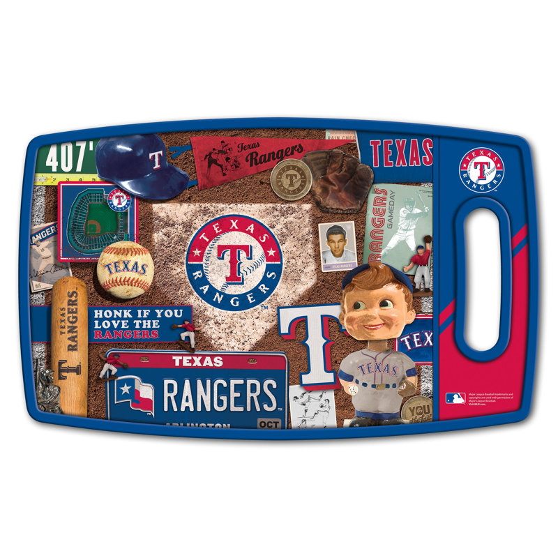 MLB Retro Series Cutting Board, Texas Rangers