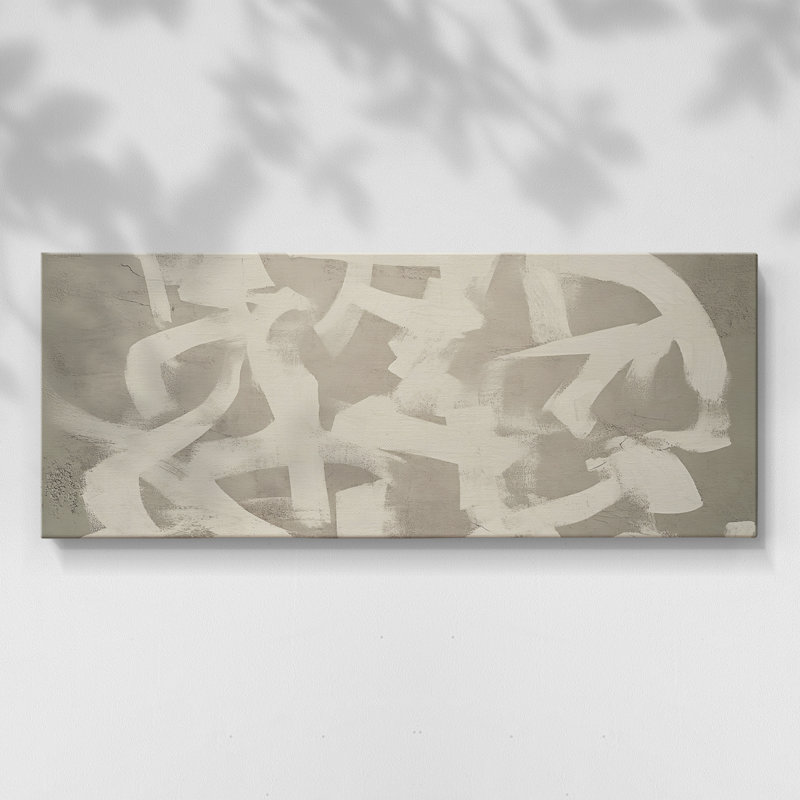 Abstrait 8 # XXXVI-Wide Gallery, toile tendue, H 12 po x l 30 po