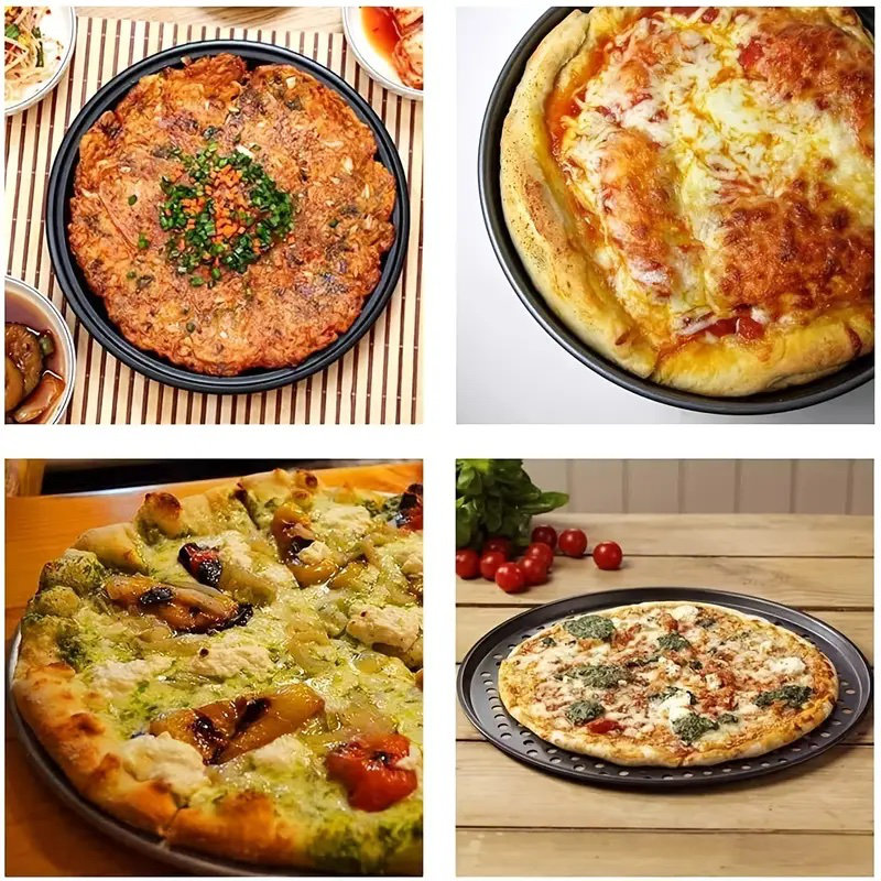 Cuisinox 13" Non-Stick Carbon Steel Perforated Pizza Pan