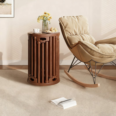 Six tabourets six-en-un, tabouret pliant rond en bois massif empilable, tabouret pliant de rechange pour table de salle à manger