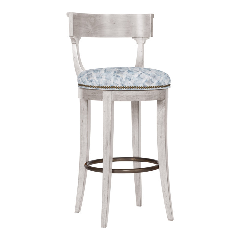 Tabouret de bar 41 po Compendium, Oui, Lin Nadia, Gris colombe