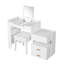 Meuble-lavabo 3 en 1 avec miroir rabattable-118327187