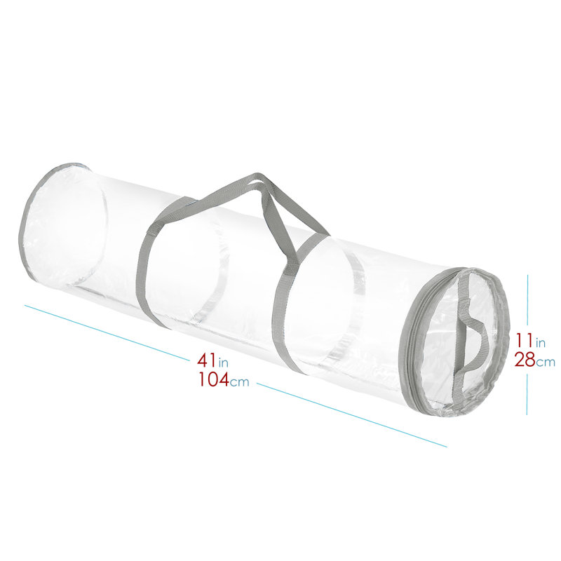 Sac de rangement en papier de Noël, Argent argent
