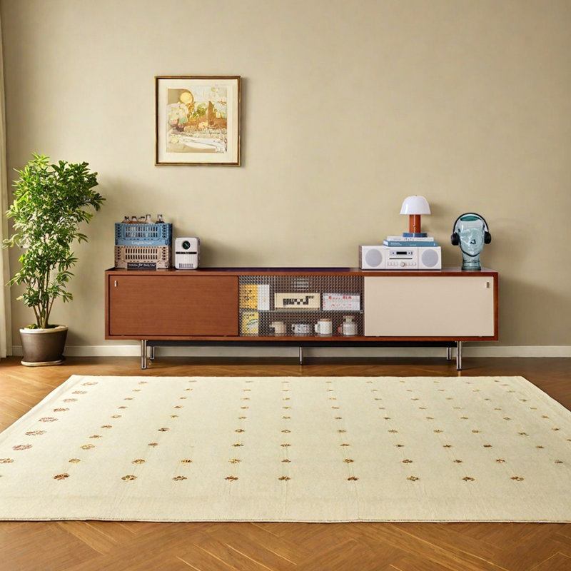 Meuble télé avec portes coulissantes Boxwood, H 19,68 po x L 70,86 po x l 15,75 po