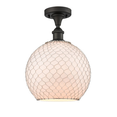 Plafonnier semi-encastré 1 lumière 2,5 po Soudre