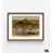 Brown Framed Print with Mat