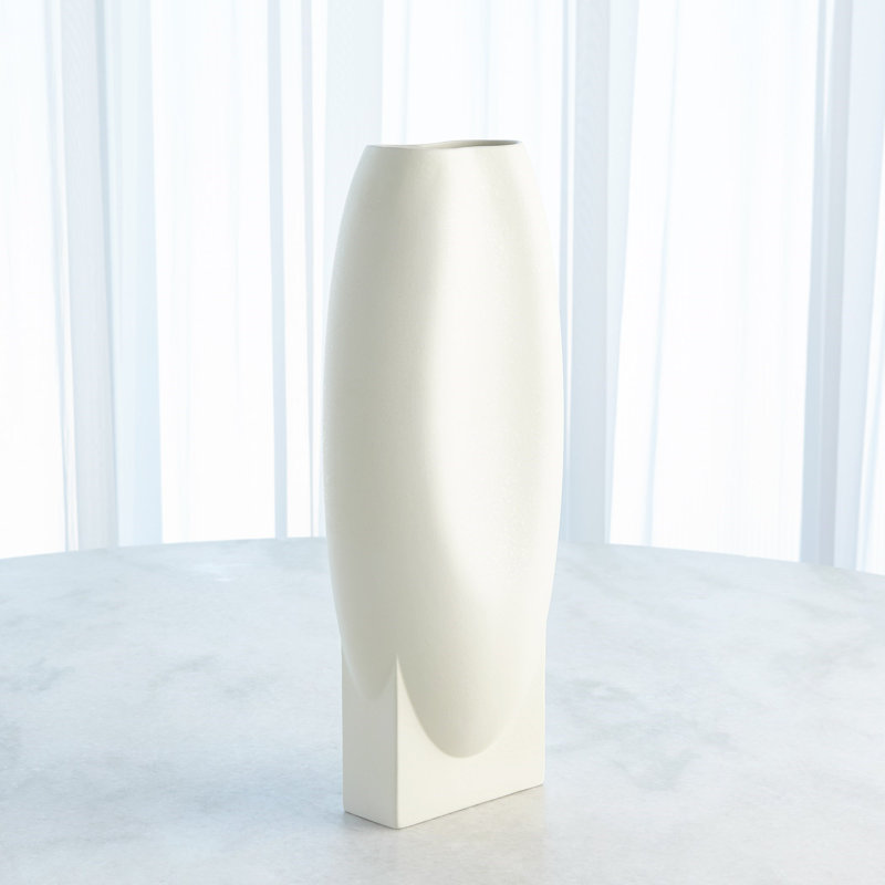Orpheus Vase-Lg, White, 22"
