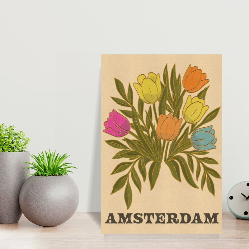 Impression sur toile Amsterdam, H 18 po x l 12 po