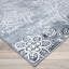 Tapis floral gris / ivoire Karmane-1470750336