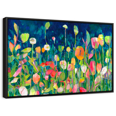 Abstrait "Imagine A Garden Canvas Print"