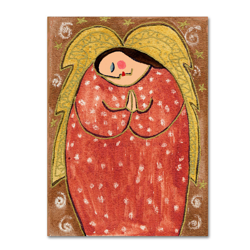 Berkley «Big Diva Angel Praying», reproduction sur toile tendue, H 19 po x l 14 po x P 2 po