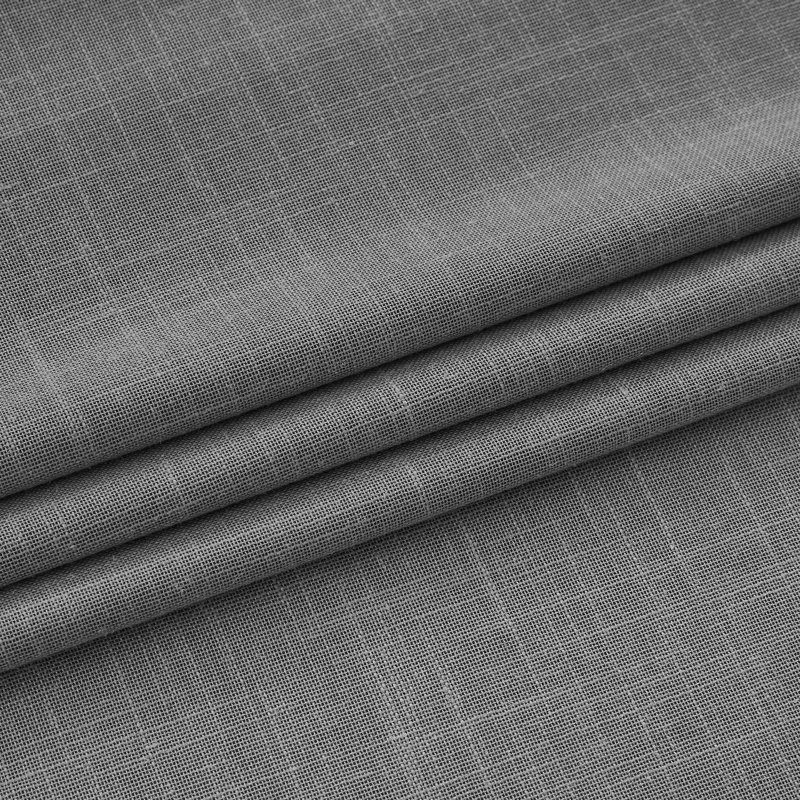  Panneau de rideau à œillets en lin de couleur unie 100% imperméable et occultant Leming (ensemble de 2), L 52 po x L 96 po