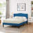 Kempst Upholstered Bed with Adjustable Headboard & Solid Wooden Slats, Under Bed Storage, No Box Spring Needed-818064138-817837571