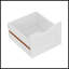 Armoire de rangement blanche pour salle de bain