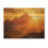 «Golden Hour In The Mountains II», paysage de montagnes, art mural sur bois de pin naturel