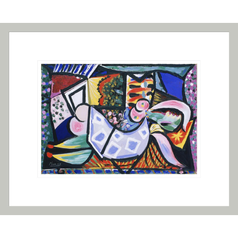 Couchette inclinable par Pablo Picasso, 13.52" H x 16.75" W