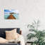 Wooden Jetty to a Tropical Island, Maldives 1 Piece Wrapped Canvas Wall Art-1333814032