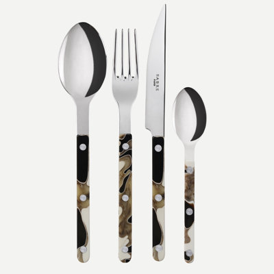 Bistrot Dune 4 - Piece Stainless Steel Flatware Set - Service for 1