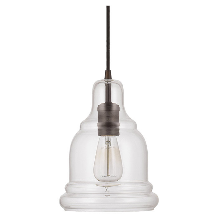 1 - Light Burnished Bronze Single Pendant
