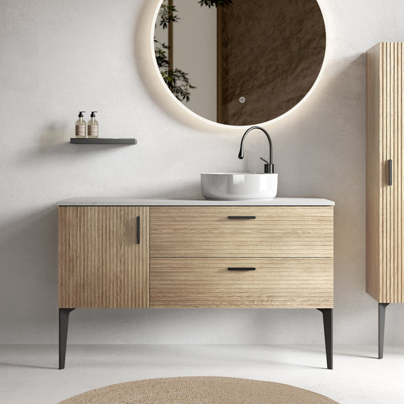 Meuble-lavabo autoportant pour salle de bain