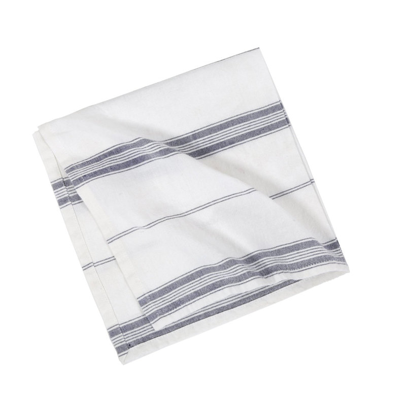 Cambria 100% Cotton Square Napkins, Navy