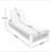 Outdoor Acacia Wood Patio Adjustable Lounge Chair Set Of 4 - Uncushioned For Backyard Pool Garden-240240933-240240934