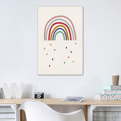 Décoration murale pleure arc-en-ciel pour enfants