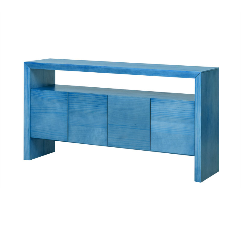 Buffet 60 "avec tablette ouverte Sable, Bleu