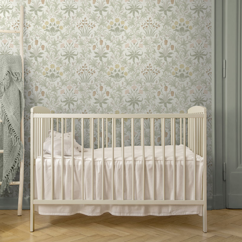 William Morris Celandine Forest Wallpaper, Pink/Gray